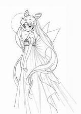 Moon Coloring Pages Glitter Force Princess Sailor Lady Anime Sheets Neverland sketch template