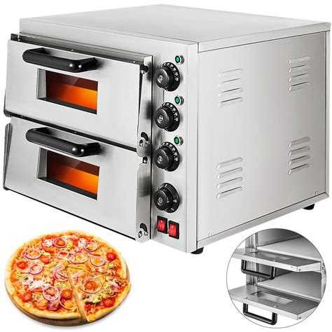 Buy Vevor 14 Commercial Pizza Oven Stainless Steel Pizza Double Oven