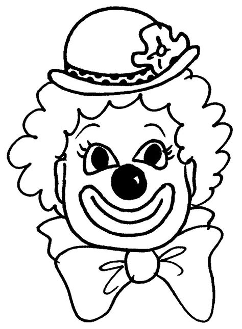 printable clown coloring pages printable templates
