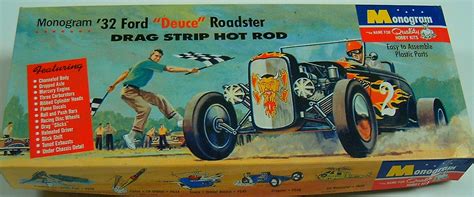 Monogram 32 Ford Deuce Roadster Drag Strip Hot Rod