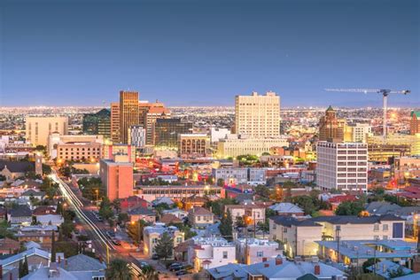 el paso texas usa downtown skyline stock photo image  apartments