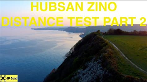distance flight test   hubsan hs zino video part  youtube