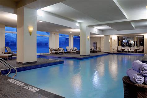 jw marriott  rosseau muskoka resort indoor pool indoor outdoor