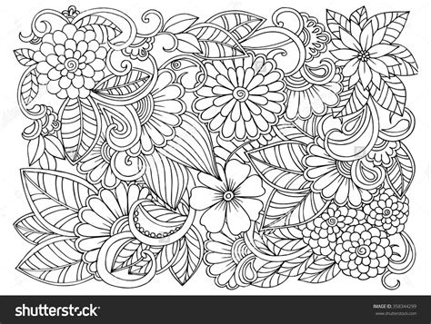 printable flower design coloring pages pattern coloring pages