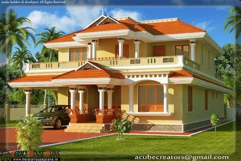kerala style  bedroom home plan
