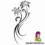 Tribal Lilies Tattoo Tattoos Flower Tattoowoo Designs Unique sketch template