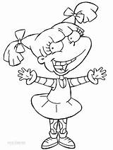 Rugrats Angelica Finster Chuckie Kimi sketch template