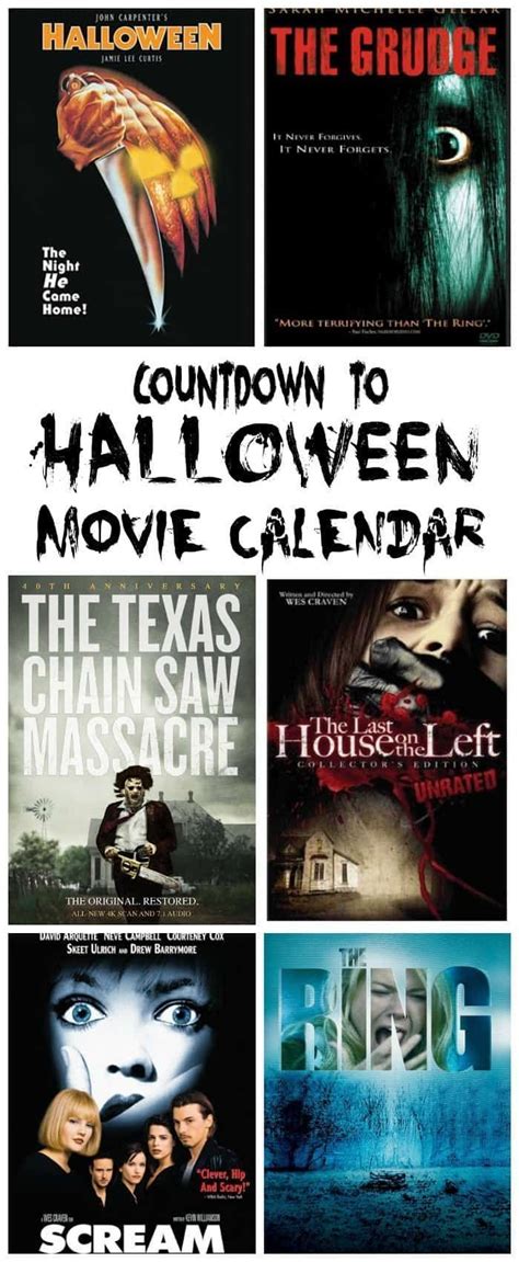 ultimate horror  calendar  count   halloween