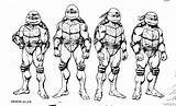 Turtle Michelangelo sketch template