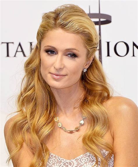 paris hilton is ladylike in sweet and demure lace dress
