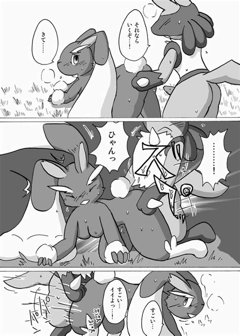lopunny lucario comic 12 lopunny lucario comic furries pictures pictures luscious