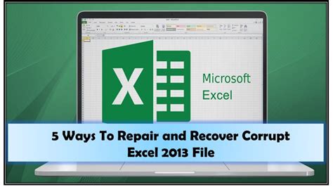 how to recover corrupted excel file 2013 archives excel file repair blog