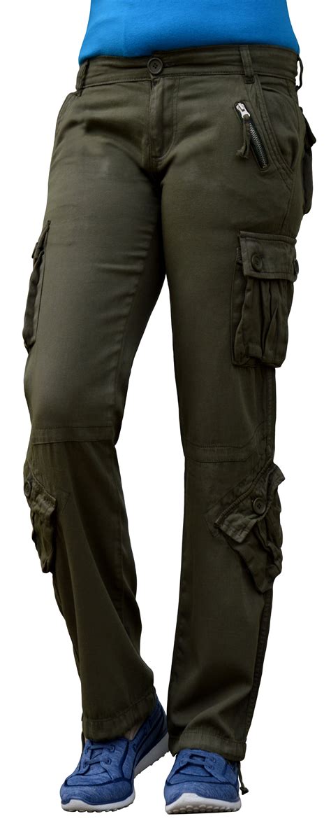 skylinewears womens casual cargo pants utility military pants trousers olive xxl walmart canada
