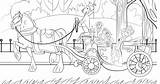Ride Poppins Carriage Mary Coloring sketch template
