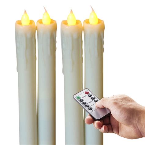 wholesale pcs drop  flameless battery operated led taper candles
