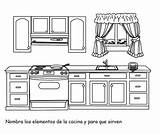 Fichas Cocinar Cocinas Cozinha Listos Preparados Espacoeducar sketch template