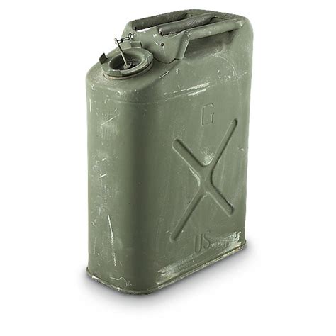 gallon  military gas  olive drab  jerry cans  sportsmans guide