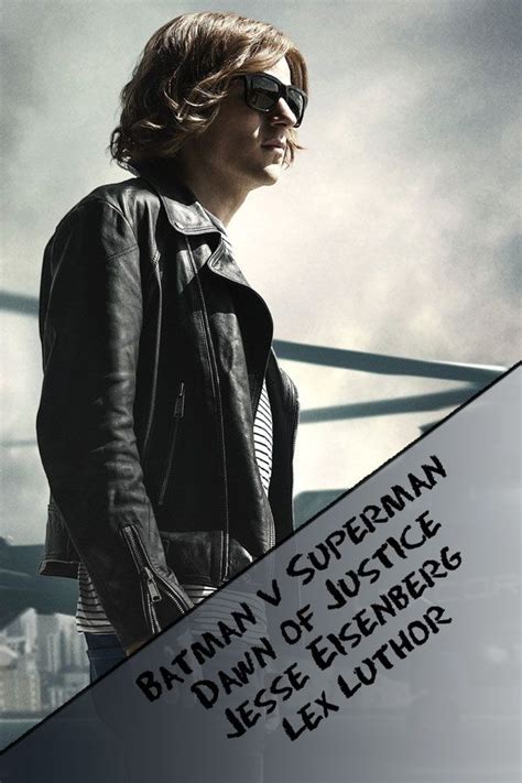 Jesse Eisenberg Batman Vs Superman Dawn Of Justice Jacket