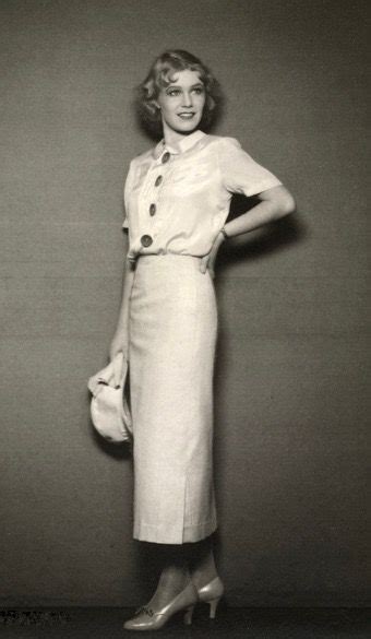 Pin By 1930s 1940s Women S Fashion On 1930s Skirts And Blouses Womens