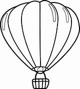 Balloon Air Hot Coloring Pages Drawing Template Printable Line Sheet Color Getdrawings Clipartmag Paintingvalley Getcolorings sketch template