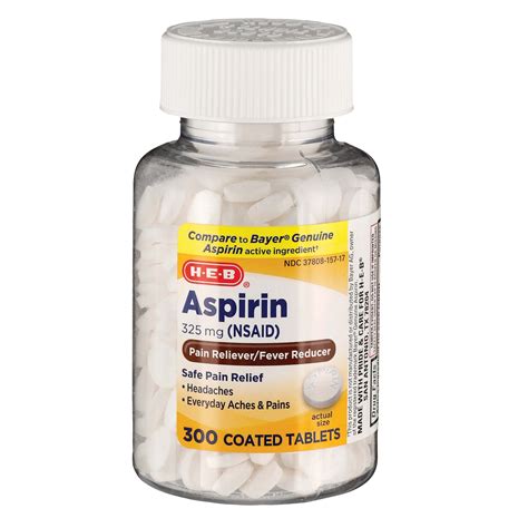 aspirin  mg coated tablets shop pain relievers