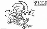 Sonic Skateboard Pages Coloring Template Hedgehog sketch template