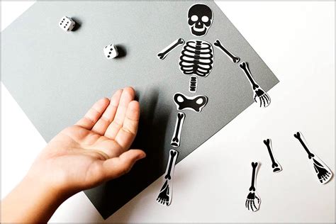 printable skeleton template cut  resume  gallery