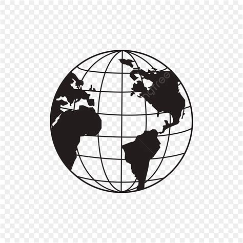 world globe vector png