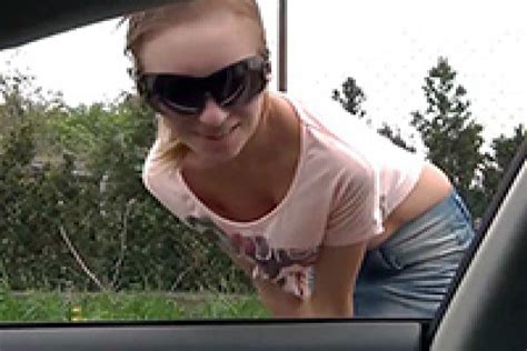 sexy hitchhikers are always welcome in this car fuqer video