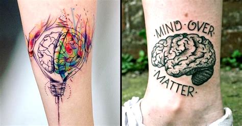 Wrap Your Head Around These Brain Tattoos | Tattoos for guys, Brain