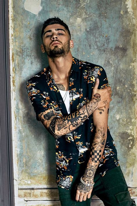 Former Member Of One Direction Zayn Malik Stars In Gq Style Magazine