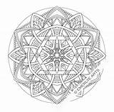 Coloring Pages Mandala Printable Therapy Adult Mandalas Advanced Print Adults Level Kids Colouring Color Book Lotus Awesome Sheets Flowers Detailed sketch template