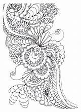 Anti Stress Drawing Zen Print Flowers Coloring Adult Pages sketch template