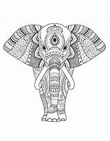 Coloring Adult Pages Printable Stress Tealnotes Colouring Adults Easy Elephant Pretty Print Mandala Lines Printables Nice Animal Colour Gorgeous Book sketch template