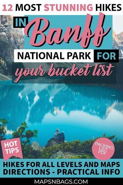 the 12 best hikes in banff national park maps n bags banff