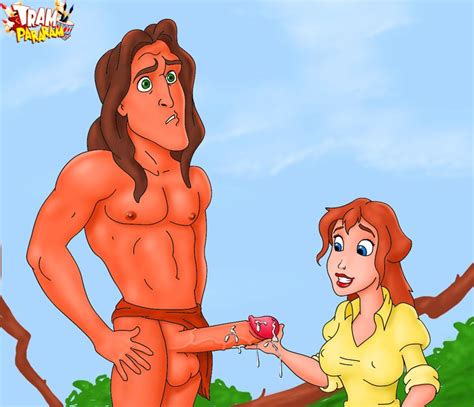 tarzan fucking jane in all possible ways and cums on her hand