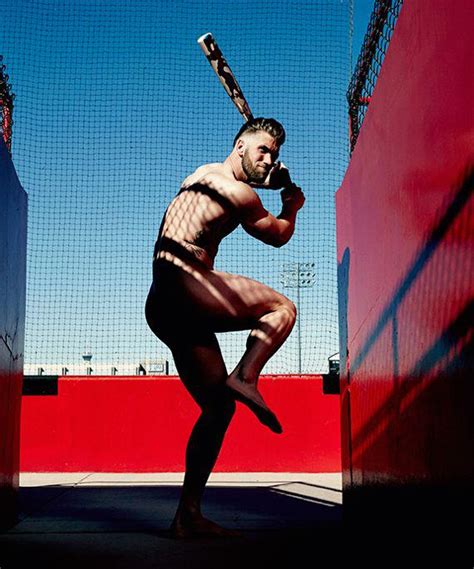 Watch Mlb S Bryce Harper Gets Naked For Espn S Body Issue