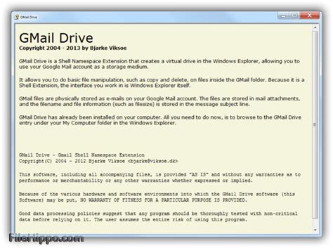 gmail drive   windows filehippocom