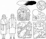Penciptaan Gambar Mewarnai Colorat Kisah Lds Pentru Imagini Dumnezeu Creatiei Minggu School Creaza Copii Coloringhome Zilele Desen Flannel Romana Lucru sketch template