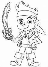 Jake Pirates Coloring Pages Neverland Fun Land Never sketch template