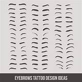 Eyebrow Eyebrows Tattoo Cejas Brow Printmeposter sketch template