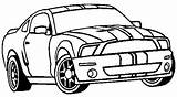 Mustang Coloring Ford Pages Shelby Car Gt Drawing Clipart Gt500 Cars Model Print Fox Body Kids Color Printable Getcolorings Getdrawings sketch template
