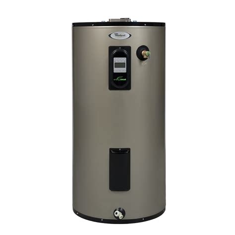 shop whirlpool  gallon  volt  year residential tall electric water heater  lowescom