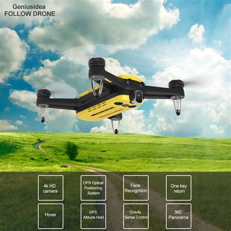 buy geniusidea follow drone mp selfie drone  route planingface