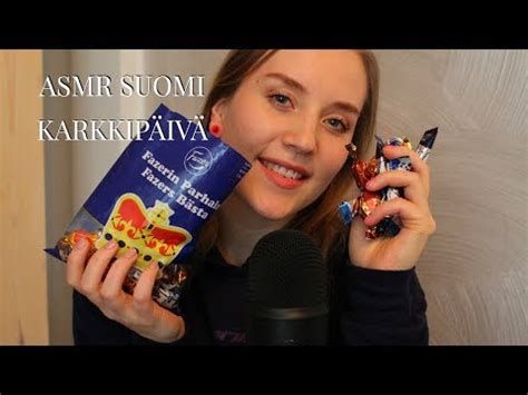 asmr suomi syoemisaeaeniae candy eating crinkly wrapping paper finnish trigger words