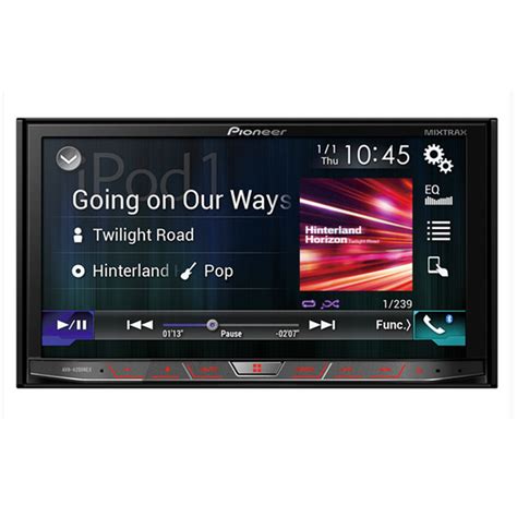 pioneer avh nex double din multimedia detachable  motorized touchscreen dvd receiver