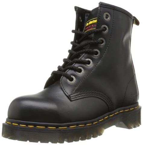 dr martens industrial mens icon  eye boot st black fine haircell