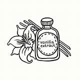 Vanilla Extract Asian sketch template