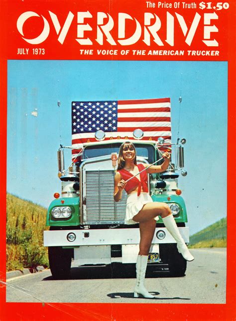 overdrive magazine 1972 1973 voice of the american trucker flashbak