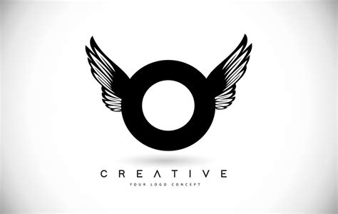 letter logo  wings creative wing letter  logo icon design